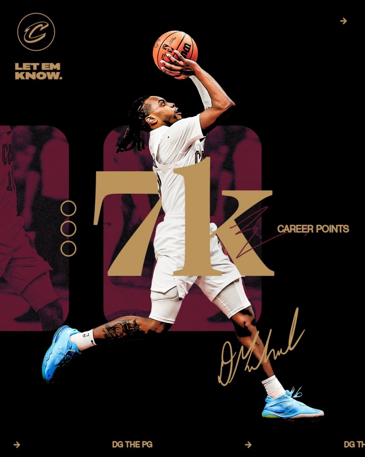未來可期！加蘭騎士生涯得分達到7000分 隊史第11位！