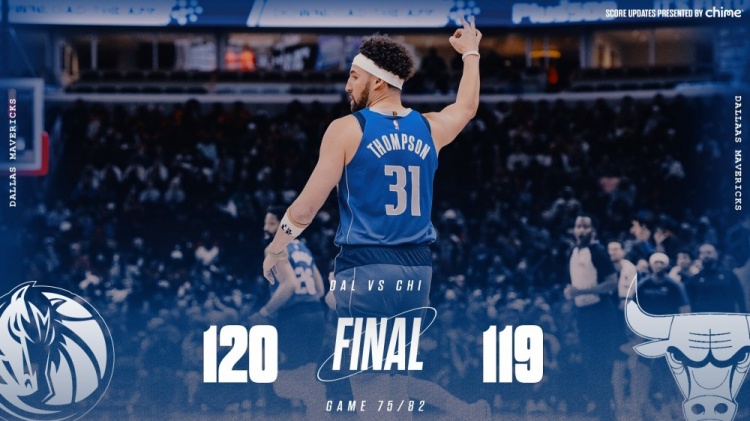 險勝公牛！獨行俠官方曬贏球海報 克萊成為封面人物
